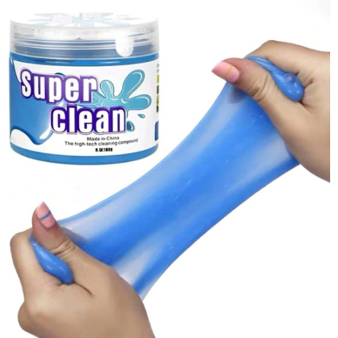 Липучка для чистки салона авто Super clean слайм для чистки клавиатуры, пультов ДУ, ноутбуков