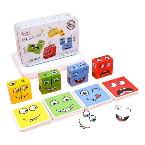 Настольная игра Эмоции, кубики и карточки для детей