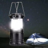 Лампа кемпинговая светодиодная с батарейками фонарь аварийного освещения 