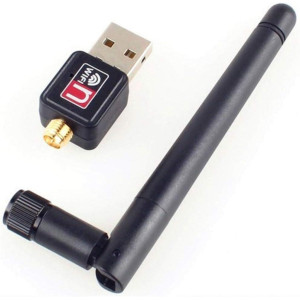 USB-адаптер 2.0 беспроводной модуль WiFi 802.11N с антеной 