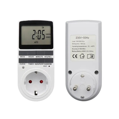 Таймер розеточный 220V для включения/выключения электроприборов программируемая розетка