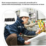 Термоусадка для проводов черная 6 размеров набор 100 штук термоусадочные трубки