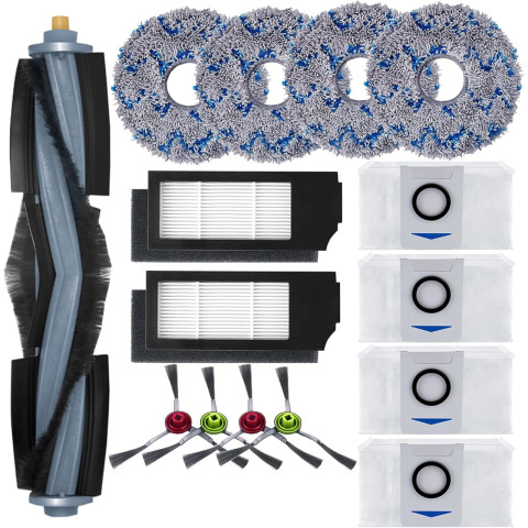 Комплект аксессуаров для робота пылесоса Ecovacs Deebot X1 X1 Omni X1 Turbo T10 Omni 15 предметов