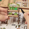 Букнук Green Life Bookshop с подсветкой — набор для сборки, CUTEBEE