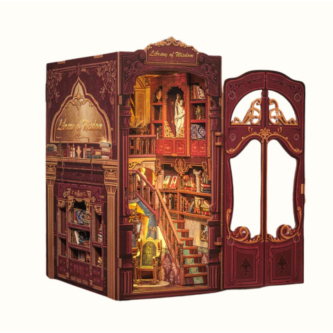 Букнук Library of Wisdom с подсветкой — набор для сборки, CUTEBEE