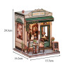 Букнук Sunny Cafe с подсветкой — набор для сборки, CUTEBEE