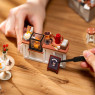 Румбокс Slow Life Cafe — миниатюрный домик с LED-подсветкой, Robotime