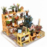 Румбокс Cathy’s Flower House — миниатюрный домик с LED-подсветкой, Robotime