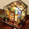 Румбокс Cathy’s Flower House — миниатюрный домик с LED-подсветкой, Robotime
