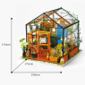Румбокс Cathy’s Flower House — миниатюрный домик с LED-подсветкой, Robotime