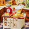 Румбокс Baking Kitchen — миниатюрный домик с LED-подсветкой, Robotime