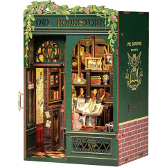 Бук Нук Owl Bookstore CUTEBEE с LED-подсветкой, собранный