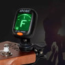 Тюнер Aroma AT-101, для настройки гитары, бас-гитары, укулеле, скрипки
