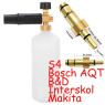 Пінна насадка оковита 1л для мийок Bosch Aquatak Interskol B&D Makita S4