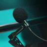 Купить микрофон петличный для телефона планшета TRRS 4pin высокочувствительный петличка