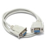 Кабель RS232 DB9 COM мама-папа 1,4м модемный