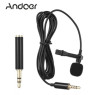 Микрофон петличка Andoer EY-510A для смартфона, камеры, компьютера + переходник